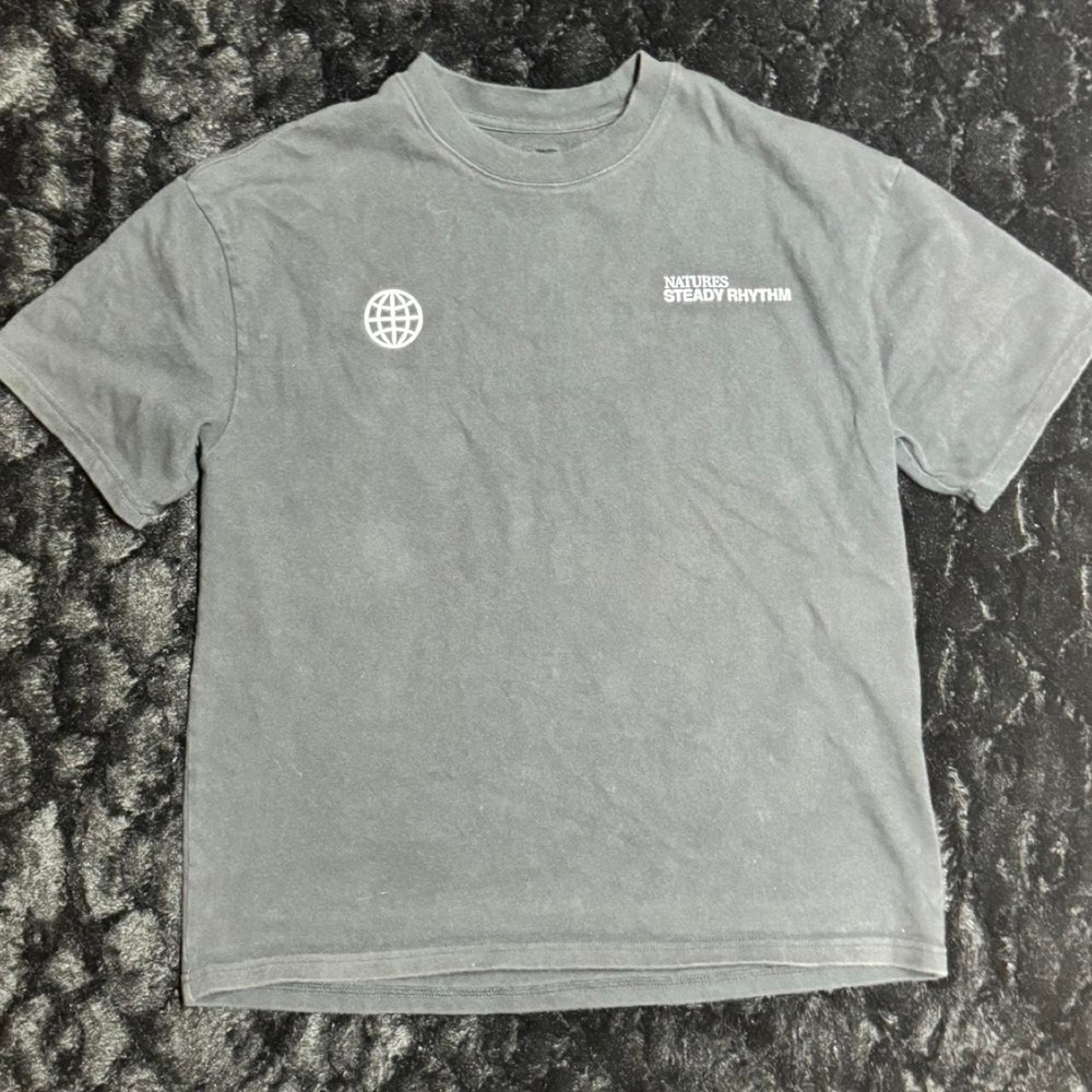 PacSun Nature's Steady Rhythm black t-shirt, 100% cotton